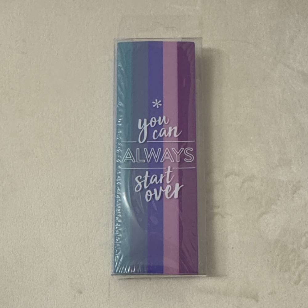3/$25 Erin Condren Colorful Eraser 6-Pack “You can always start over”